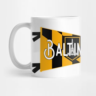 Baltimore Flag Pennant Mug